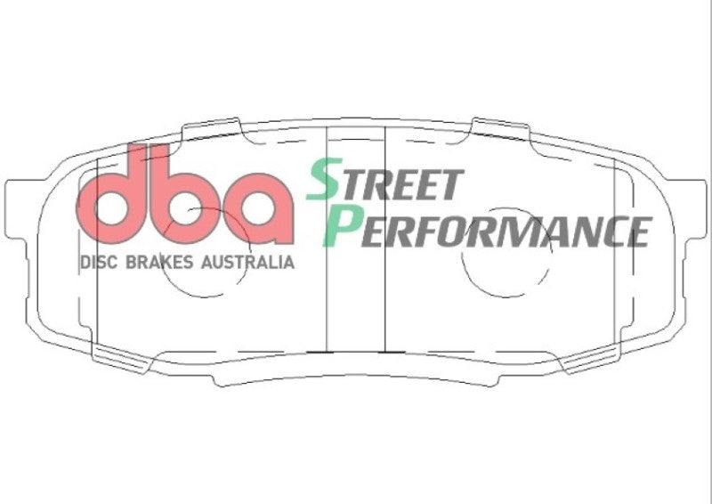 DBA Street Performance Rear Brake Pads - DB1857SP DBA