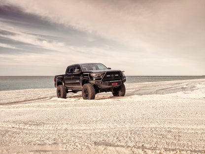 Road Armor 16-20 Toyota Tacoma Stealth Front Winch Bumper w/Lonestar Guard - Tex Blk Road Armor