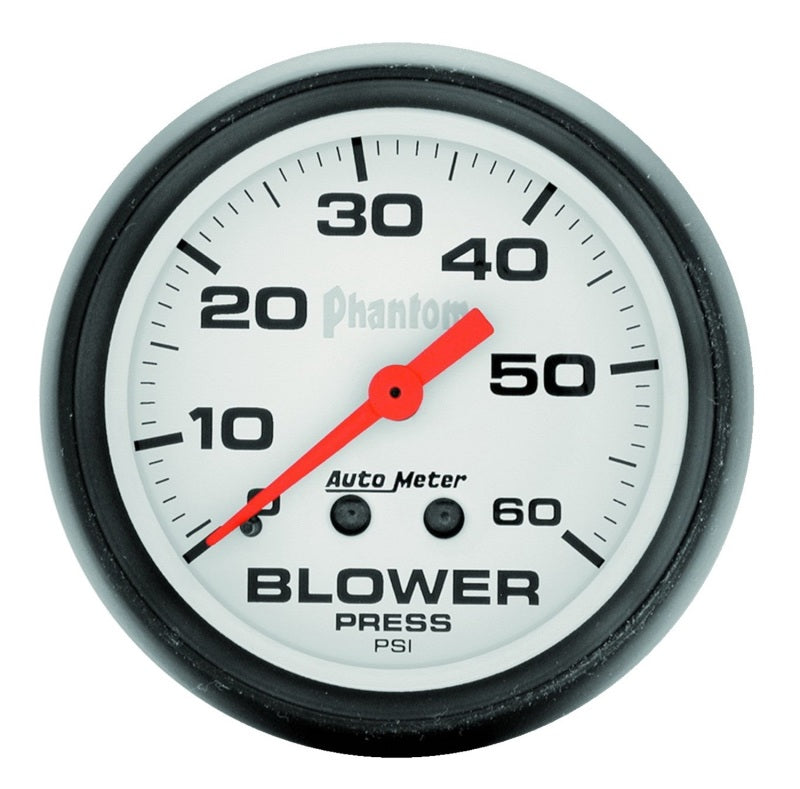 AutoMeter Gauge Boost 2-5/8in. 60PSI Mechanical Phantom 5802