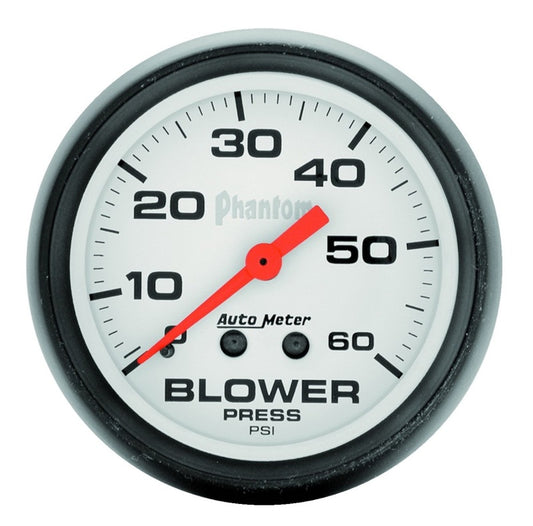 AutoMeter Gauge Boost 2-5/8in. 60PSI Mechanical Phantom 5802