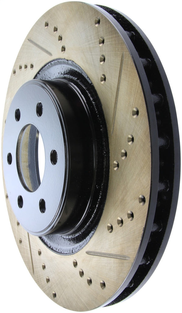 StopTech Slotted & Drilled Sport Brake Rotor - eliteracefab.com