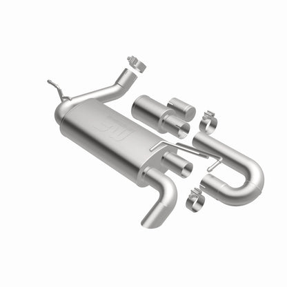 MagnaFlow 07-18 Jeep Wrangler JK Overland Series Axle-Back Exhaust System Magnaflow