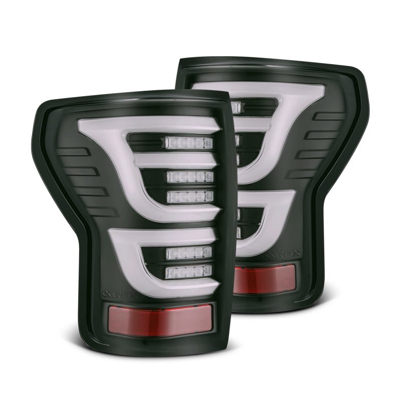 AlphaRex 670030 07-13 Toyota Tundra LUXX-Series LED Tail Lights Black