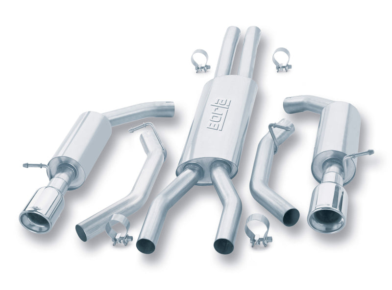 Borla 02 Ford Thunderbird SS Catback Exhaust - eliteracefab.com