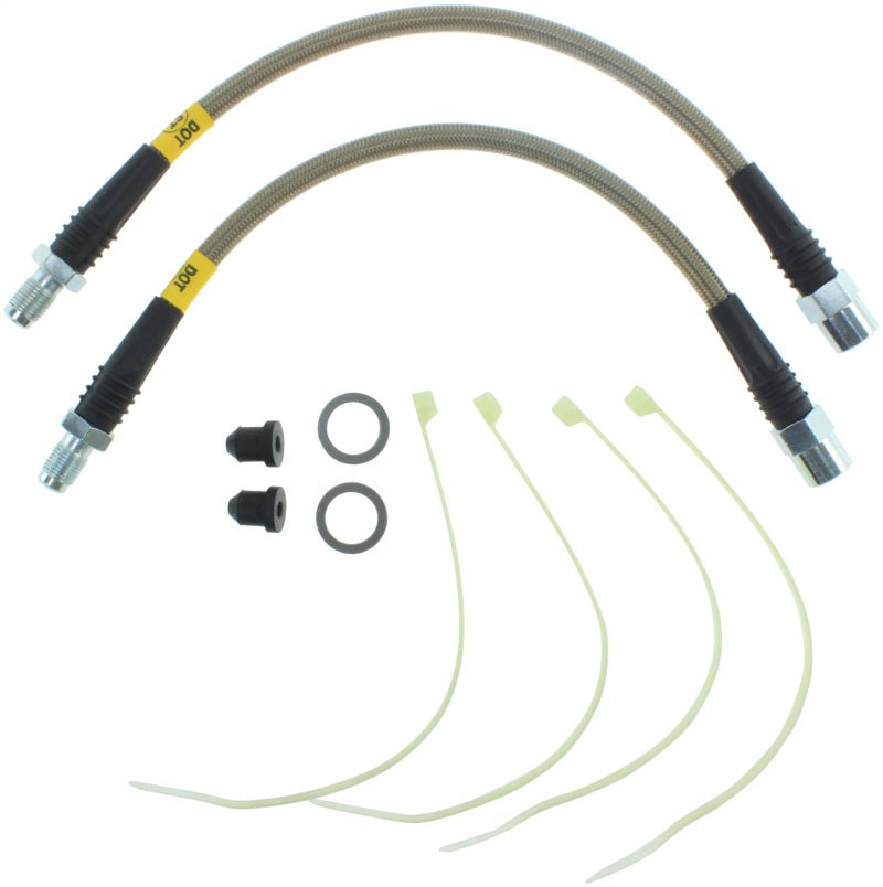 STOPTECH 06-09 LEXUS GS 300/350/400/430/450H / 09-10 IS 250/300/350 REAR SS BRAKE LINE KIT, 950.35500 - eliteracefab.com