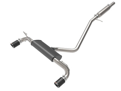 aFe Ford Bronco Sport 21-22 L3-1.5L (t)/L4-2.0L (t) Vulcan Cat-Back Exhaust System- Carbon Tips aFe