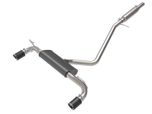 aFe Ford Bronco Sport 21-22 L3-1.5L (t)/L4-2.0L (t) Vulcan Cat-Back Exhaust System- Carbon Tips aFe