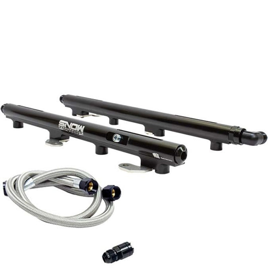 Snow Performance Billet Fuel Rail Kit, 2005+ 6.4L Hemi, Factory Hookup - SNF-36411F
