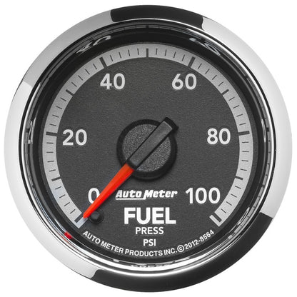 Autometer Factory Match 2 1/6in Full Sweep Electronic 0-100 PSI Fuel Pressure Gauge Dodge Ram Gen 4 8564