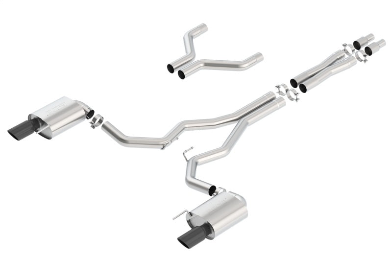 Borla 15-17 Ford Mustang GT 5.0L V8 S-Type Catback Exhaust - eliteracefab.com