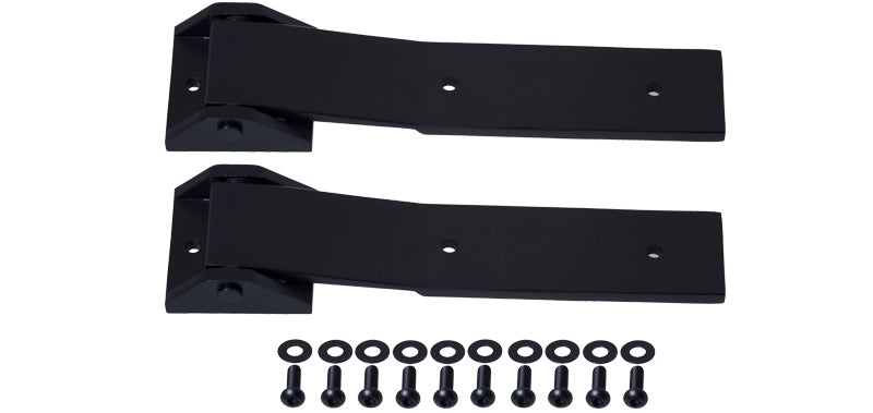 Kentrol 07-18 Jeep Wrangler JK Tailgate Hinge Pair - Textured Black - eliteracefab.com