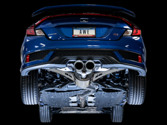 AWE Tuning 17+ Honda Civic SI 1.5L / Type R 2.0L Turbo Triple-to-Dual Tip Conversion Kit - eliteracefab.com