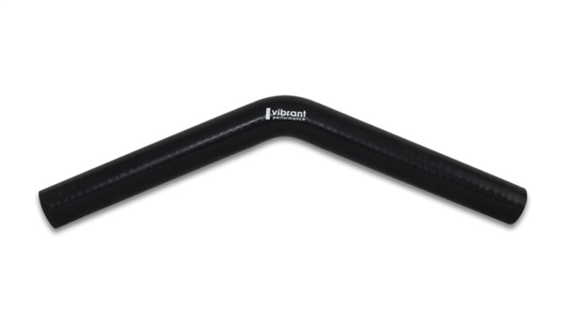 Vibrant Performance 45 Degree Elbow, 1.00in ID x 8.00in Leg Length - Black, Custom Automotive Fabrication, for Custom Builds - Part 2968
