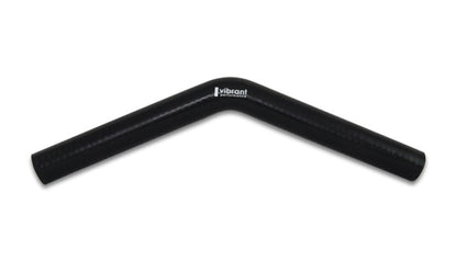 Vibrant Performance 45 Degree Elbow, 1.00in ID x 8.00in Leg Length - Black, Custom Automotive Fabrication, for Custom Builds - Part 2968
