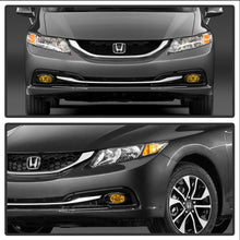 Load image into Gallery viewer, Spyder Honda Civic 2013-2014 4dr OEM Fog Light W/Switch Yellow FL-HC2013-4D-Y - eliteracefab.com