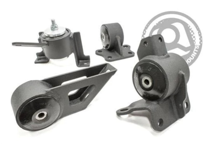 Innovative 05-12 Lotus ELISE/EXIGE 2ZZ Black Steel Mounts 60A Bushings - eliteracefab.com