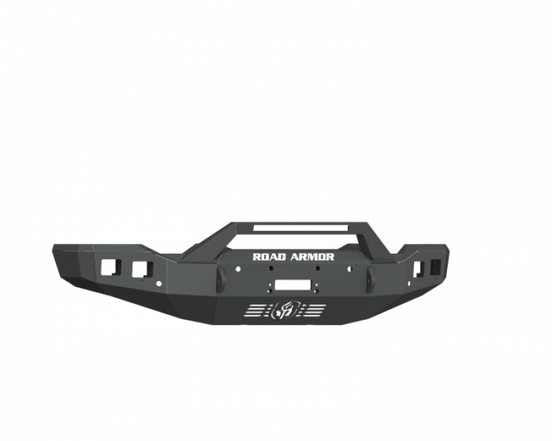 Road Armor 20-22 GMC 2500/3500 Stealth Front Winch Bumper Sheet Metal Pre-Runner Guard - Black Road Armor