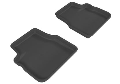 3D MAXpider 2009-2013 Subaru Forester/Impreza/WRX/Sti Kagu 2nd Row Floormats - Black 3D MAXpider