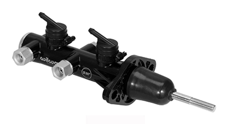 Wilwood Tandem Remote 1in Diameter Master Cylinder - Black Wilwood