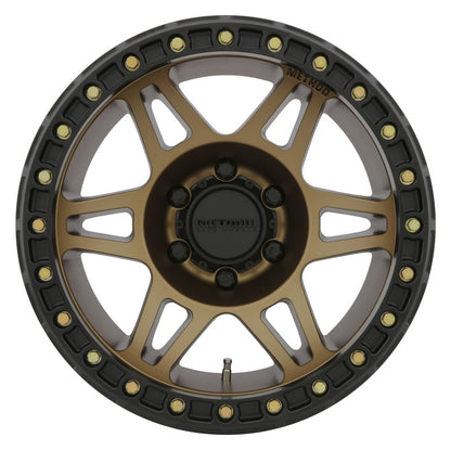 Method MR106 Beadlock 17x9 -44mm Offset 5x5 71.5mm CB Method Bronze w/BH-H24125 Wheel - eliteracefab.com