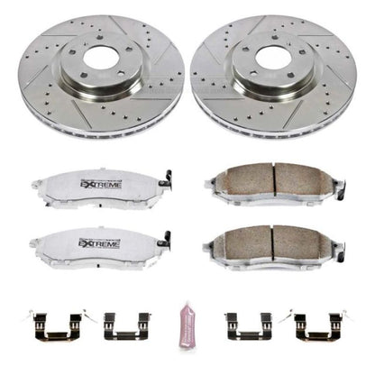 Power Stop 08-12 Infiniti EX35 Front Z26 Street Warrior Brake Kit - eliteracefab.com