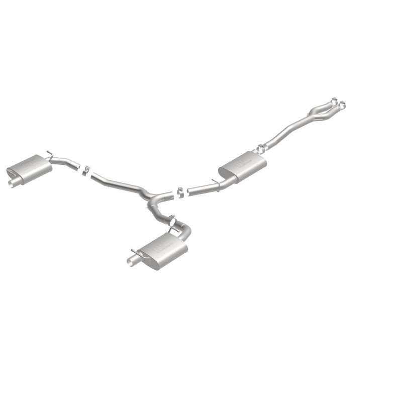 MagnaFlow Cat-Back SS Dual Split Rear Exit 2015 Dodge Charger/Chrysler 300C 3.6L V6 (Uses OEM Tips) Magnaflow