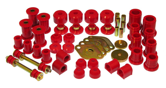 Prothane Total Vehicle Suspension Bushing Kit for 1989–1994 Toyota Pickup 4WD, Red – 18-2005