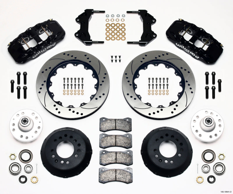 Wilwood AERO6 Front Hub Kit 14.00 Drilled WWE ProSpindle Wilwood