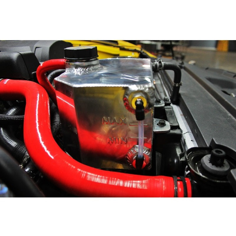 Mishimoto 2015 Ford Mustang EcoBoost / 3.7L / 5.0L Aluminum Coolant Expansion Tank-Polished - eliteracefab.com