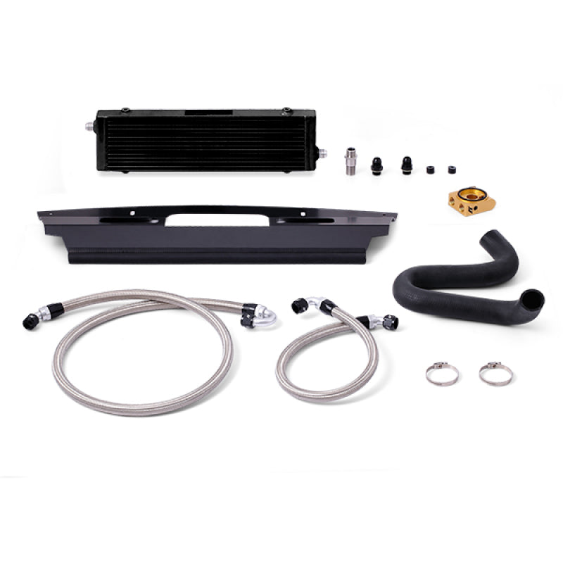 Mishimoto 2015+ Ford Mustang GT Thermostatic Oil Cooler Kit - Silver - eliteracefab.com