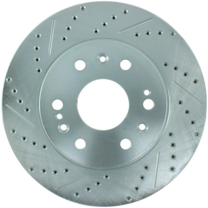 StopTech Select Sport 07-11 GM Silverado 1500 Slotted and Drilled Right Front Rotor - eliteracefab.com