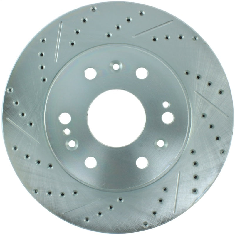 StopTech Select Sport 07-11 GM Silverado 1500 Slotted and Drilled Right Front Rotor - eliteracefab.com