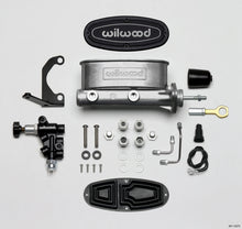 Load image into Gallery viewer, Wilwood HV Tandem M/C Kit w L/H Bracket &amp; Prop Valve - 7/8in Bore-W/Pushrod - Early Mustang - eliteracefab.com