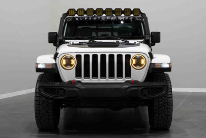 Diode Dynamics SS5 Pro CrossLink Windshield Lightbar Kit for 2018-2021 Jeep JL - DD7263