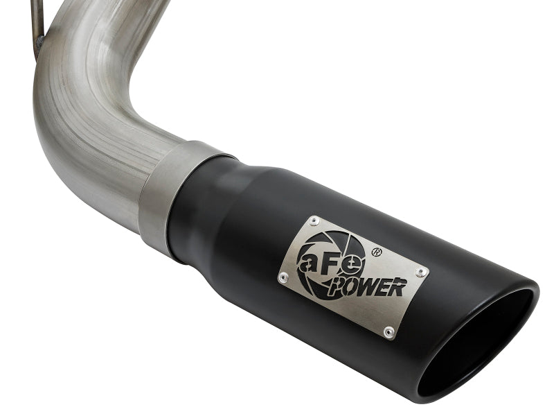 aFe MACHForce XP 2.5in Cat-Back Exhaust System w/ Black Tip Nissan Frontier 17-19 V8-5.6L - eliteracefab.com