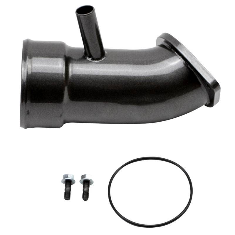 Wehrli 17-19 Chevrolet 6.6L L5P Duramax 3.5in Intake Horn w/PCV Port - Flat Black