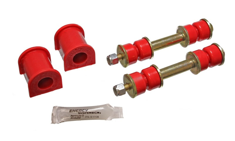 Energy Suspension 86-97 Nissan 720 & Hardbody PickUp 4WD Red 20mm Front Sway Bar Frame Bushings - eliteracefab.com