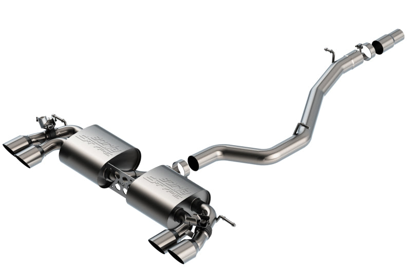 Borla 18-19 VW Golf R MK7.5 2.0L S-Type CatBack Exhaust - eliteracefab.com