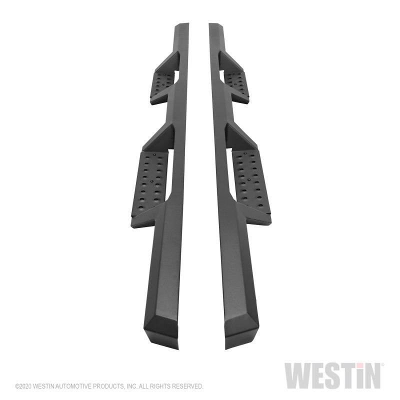 Westin 2020 Jeep Gladiator HDX Drop Nerf Step Bars - Textured Black - eliteracefab.com