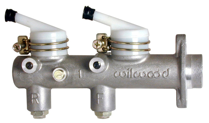 Wilwood Tandem Master Cylinder - 1in Bore w/ Remote Reservoirs - eliteracefab.com