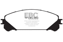 Load image into Gallery viewer, EBC 10+ Lexus RX350 3.5 (Japan) Greenstuff Front Brake Pads - eliteracefab.com