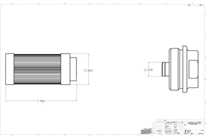 Aeromotive Replacement 100 Micron SS Element (for 12316 Filter Assemby)