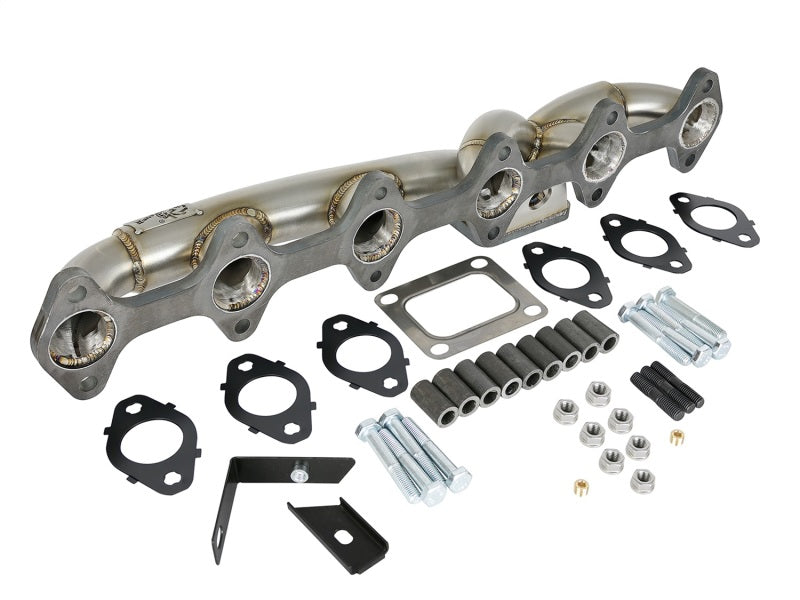 aFe Twisted Steel Header w/ T4 Turbo Manifold 03-07 Dodge Diesel L6-5.9L aFe
