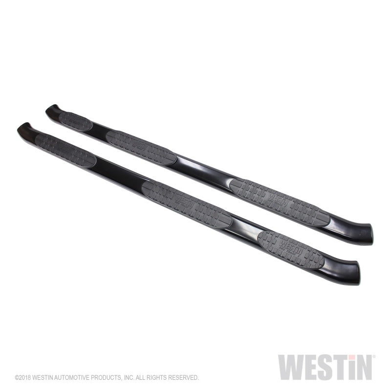 Westin 2017-2018 Ford F-250/350 SuperCab (6.75ft Bed) PRO TRAXX 5 WTW Oval Nerf Step Bars - Black