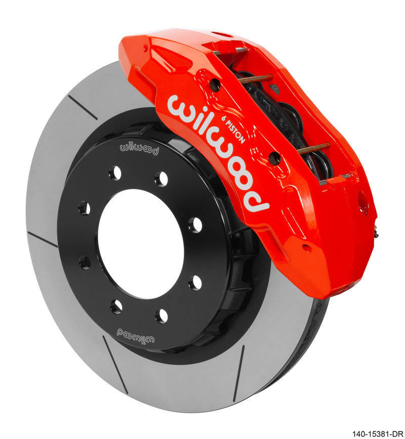 Wilwood TX6R Front Kit 16.00in Red w/Lines 2014+ Ram 2500/3500 2WD/4WD Wilwood