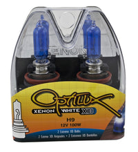 Load image into Gallery viewer, Hella Optilux H9 12V/100W XB Xenon White Bulb (pair) - eliteracefab.com