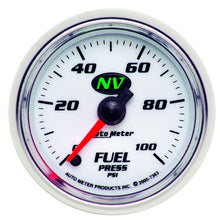 Load image into Gallery viewer, Autometer 52.4mm Full Sweep Electric Fuel Pressure Gauge