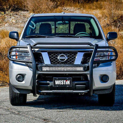 Westin 12-20 Nissan Frontier Sportsman X Grille Guard - Textured Black Westin