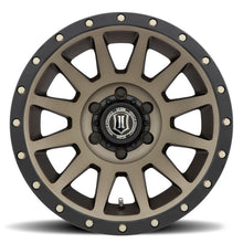 Load image into Gallery viewer, ICON Compression 17x8.5 6x135 6mm Offset 5in BS 87.1mm Bore Bronze Wheel - eliteracefab.com