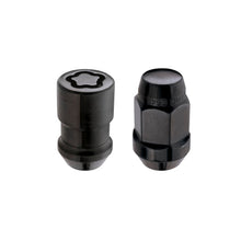 Load image into Gallery viewer, McGard 5 Lug Hex Install Kit w/Locks (Cone Seat Nut / Bulge) M12X1.5 / 3/4 Hex / 1.45in. L - Black - eliteracefab.com